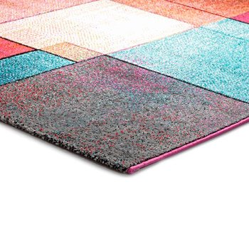 Alfombras 100% Polipropileno HEAT-SET FRISÈ Alfombra geométrica volcán multi 160x230